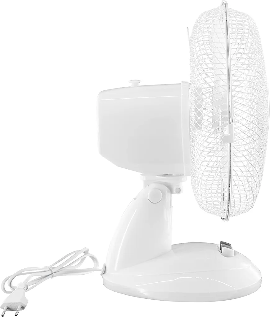 Tischventilator VT 33058 We | Ventilator | Kunststoff | 30 W Leistung | Weiß 4 Tischventilator VT 33058 We | Ventilator | Kunststoff | 30 W Leistung | Weiß – Bild 2