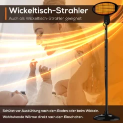 TroniTechnik Quartz-Heizstrahler Mit 3 Stufen, Verstellbarer Teleskopstange Und Kopf 31 TroniTechnik Quartz-Heizstrahler Mit 3 Stufen, Verstellbarer Teleskopstange Und Kopf -De'Longhi || Rowenta Verkaufsgeschäft 4feaa1c709e0d8fe643bde4745a01fbb