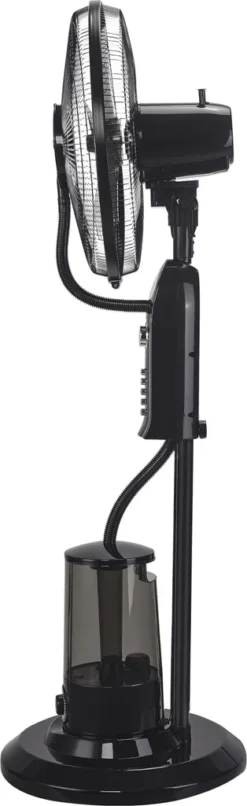 Nebelventilator 75W Mit Wassernebel Mit 3 Geschwindigkeitsstufen Standventilator Ventilator Bodenventilator Luftkühler Oszillierend Schwarz -De'Longhi || Rowenta Verkaufsgeschäft 50ad11d75c848babff1fe31ccc15096d