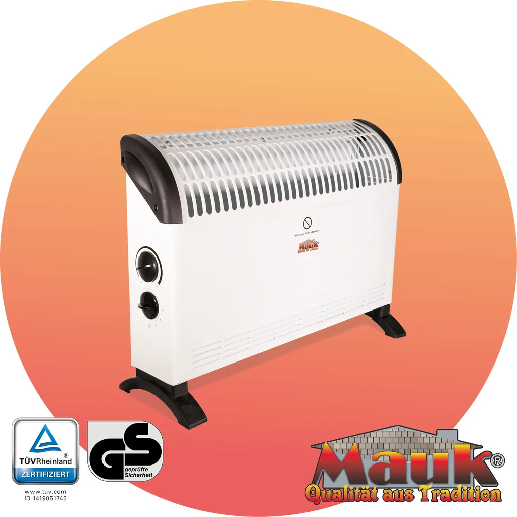 Mauk Mobile Elektroheizung Mit 3 Heizstufen, 2000 Watt 5 Mauk Mobile Elektroheizung Mit 3 Heizstufen, 2000 Watt – Bild 3