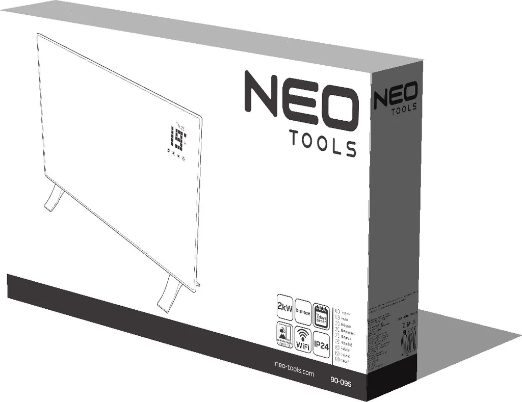 NEO TOOLS Heizpaneel Konvektorheizung WIFI 2000 W, IP24 18 NEO TOOLS Heizpaneel Konvektorheizung WIFI 2000 W, IP24 – Bild 16