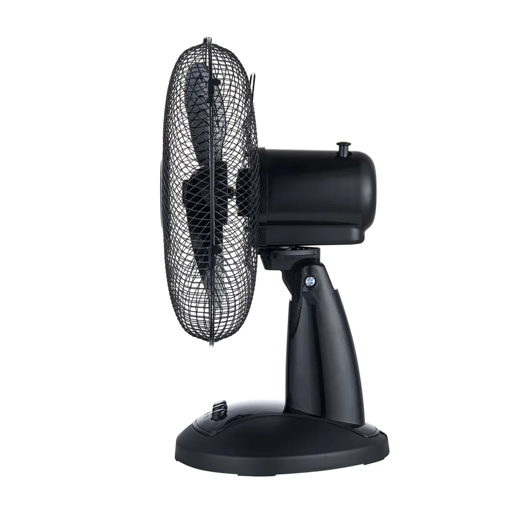 Tischventilator Ventilator 40W Luftkühler Lüfter Oszillierend Schwarz 4 Tischventilator Ventilator 40W Luftkühler Lüfter Oszillierend Schwarz – Bild 2