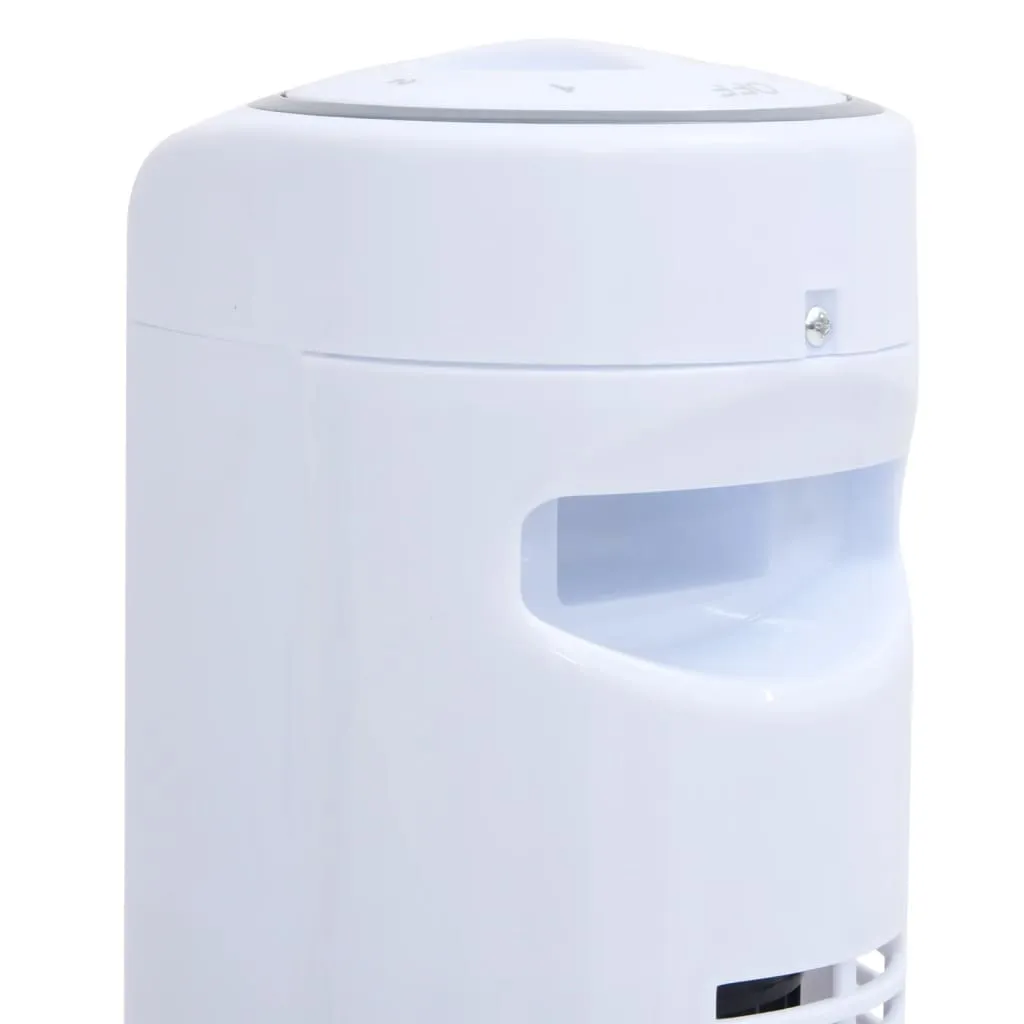VidaXL Turmventilator Φ24x80 Cm Weiß 8 VidaXL Turmventilator Φ24x80 Cm Weiß – Bild 6