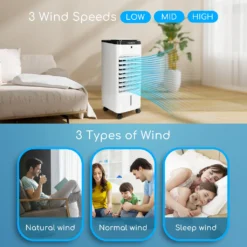 Aigostar 3,5L Mobiler Luftkühler 4-in-1 Mit 3 Stufen, LED Anzeige, Klima Ventilator Mit Fernbedienung, Mobiles Klimagerät Ohne Abluftschlauch Inkl. Timer & Oszillation Aircooler (Weiß/Schwarz) 12 Aigostar 3,5L Mobiler Luftkühler 4-in-1 Mit 3 Stufen, LED Anzeige, Klima Ventilator Mit Fernbedienung, Mobiles Klimagerät Ohne Abluftschlauch Inkl. Timer & Oszillation Aircooler (Weiß/Schwarz) -De'Longhi || Rowenta Verkaufsgeschäft 566dd4acb761b1afb9fbdfd796a3441a