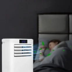EINFEBEN Mobile Klimaanlage Klimagerät Eco R290, 5in1 WiFi Mobil Und Leise Mit Abluftschlauch & Fernbedienung, Kuehler & Entfeuchter Für Raeume Bis 38°C, Mobile Kuehlung Für Wohnung Und Büro, 9000 BTU Klimaanlagen -De'Longhi || Rowenta Verkaufsgeschäft 590bb9ed20ba4ef02a114ba00df71008