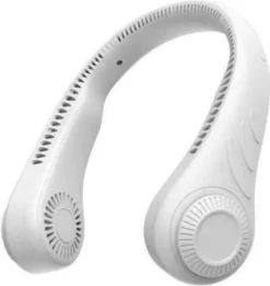 Tragbarer Mini Fan Nackenbügel Klingenloser Hängender Halsventilator Lazy Neck Hanging Cooler USB Wiederaufladbar USB, Weiß -De'Longhi || Rowenta Verkaufsgeschäft 5bf281a7849136a7a7e0e30bc1150733