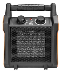 NEO TOOLS Keramischer PTC-Elektroheizstrahler, 2kW, Mit Thermostat Und Schalter, Mit Gebläse, Schaltet Sich Beim Umkippen Automatisch Ab, Geräuscharm, Geringer Energieverbrauch, Luftstrom 139 M3/h -De'Longhi || Rowenta Verkaufsgeschäft 5c53337d1ae89805f855a5ceb663514b