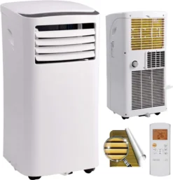 Mobile Klimaanlage 9000 BTU 2,6kW Golden-Fin SMND-PAC-09 ECO Mobiles Klimagerät
