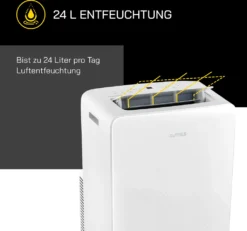 GUTFELS Klimagerät CM 80948 We | Mobiles Klimagerät | 9000 BTU / 2,6 KW Kühlleistung | 970 W Leistung | Weiß -De'Longhi || Rowenta Verkaufsgeschäft 601d7d9bf19147f2feb1fefdfbe6f542