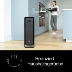 BRAUN Luftreiniger BFD104BE2 SCAN & CLEAN Raumgröße: 129 M² Dreifachfiltrierungssystem Schwarz -De'Longhi || Rowenta Verkaufsgeschäft 60c7e538cc8d432abd8b51ebc5229411