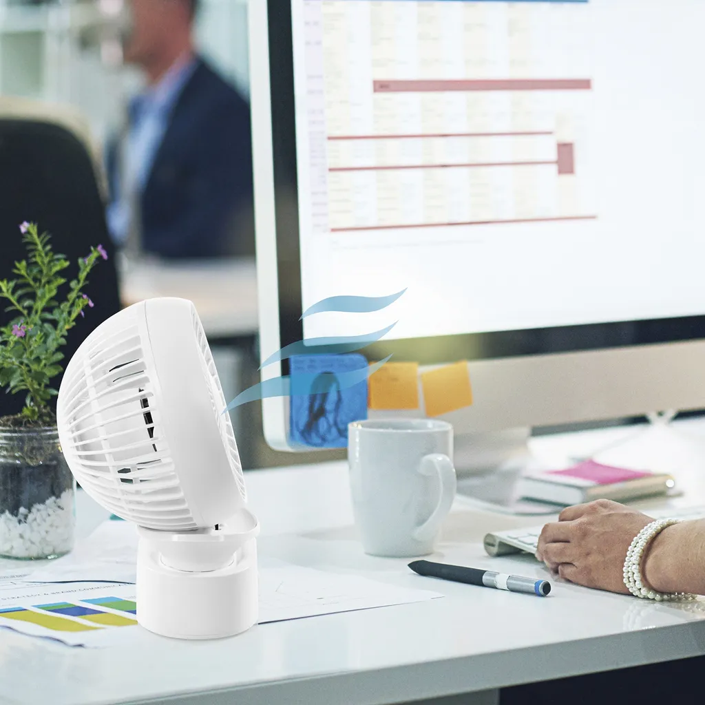Akku Ventilator USB Mini Leise Lüfter Tischventilator Handventilator Fan Wind 8 Akku Ventilator USB Mini Leise Lüfter Tischventilator Handventilator Fan Wind – Bild 6