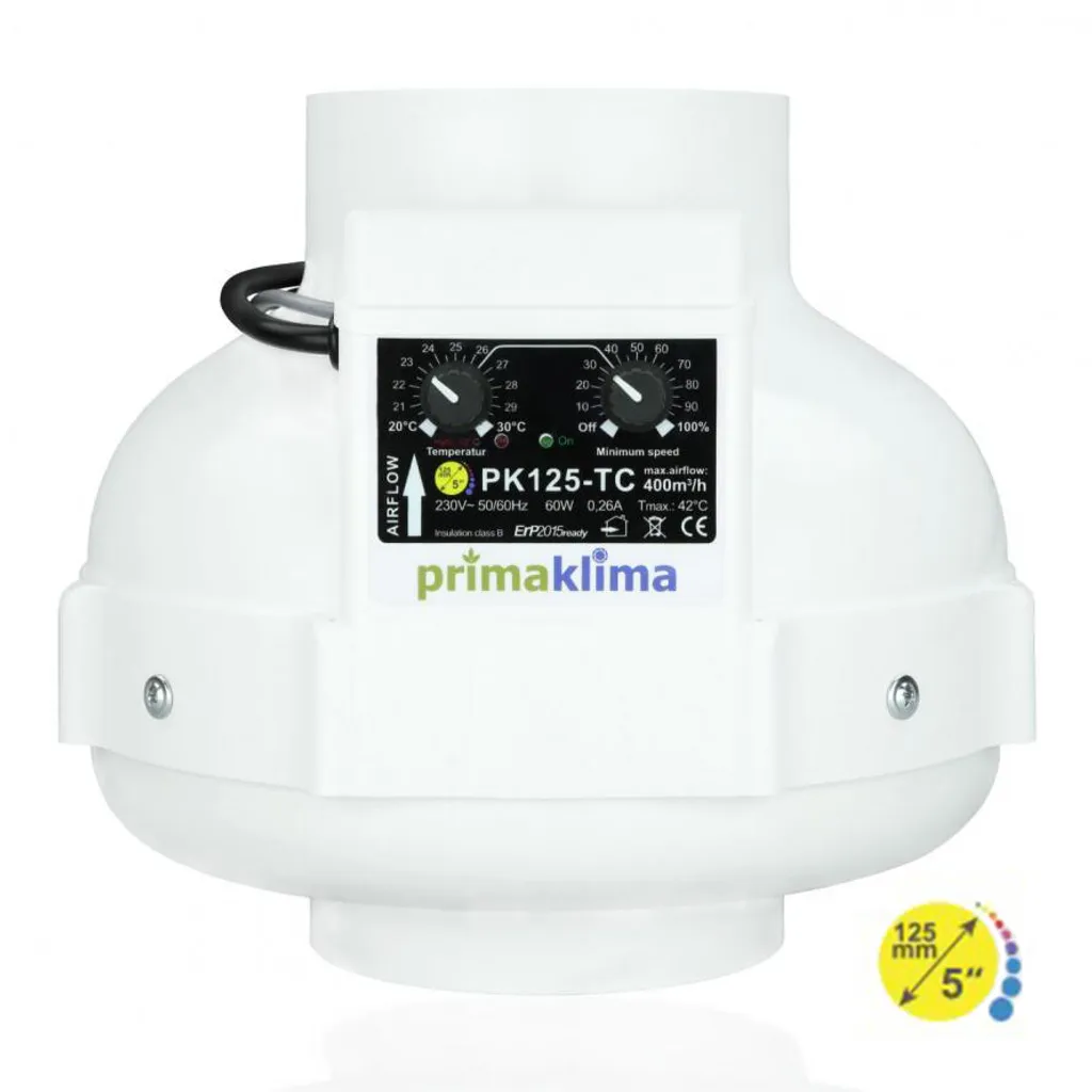 Prima Klima Temp-Control AC-Ventilator 400m³/h 125mm (PK125-TC) 3 Prima Klima Temp-Control AC-Ventilator 400m³/h 125mm (PK125-TC)