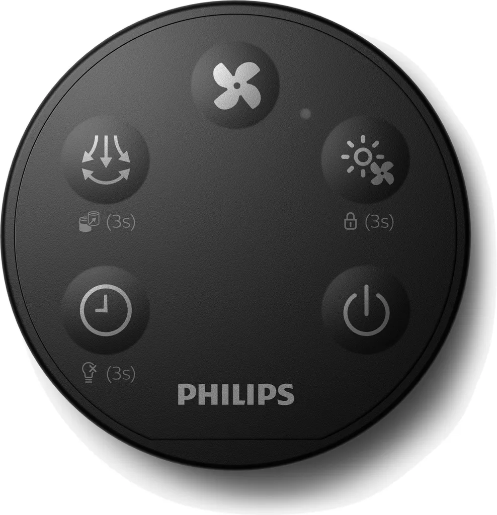 Philips Luftreiniger 3 In 1 AMF220/15 Lüfter 7,5-15-25; Heizung 1250-1500-2200 W, Geeignet Für Räume Bis 42 M², Schwarz 14 Philips Luftreiniger 3 In 1 AMF220/15 Lüfter 7,5-15-25; Heizung 1250-1500-2200 W, Geeignet Für Räume Bis 42 M², Schwarz – Bild 12