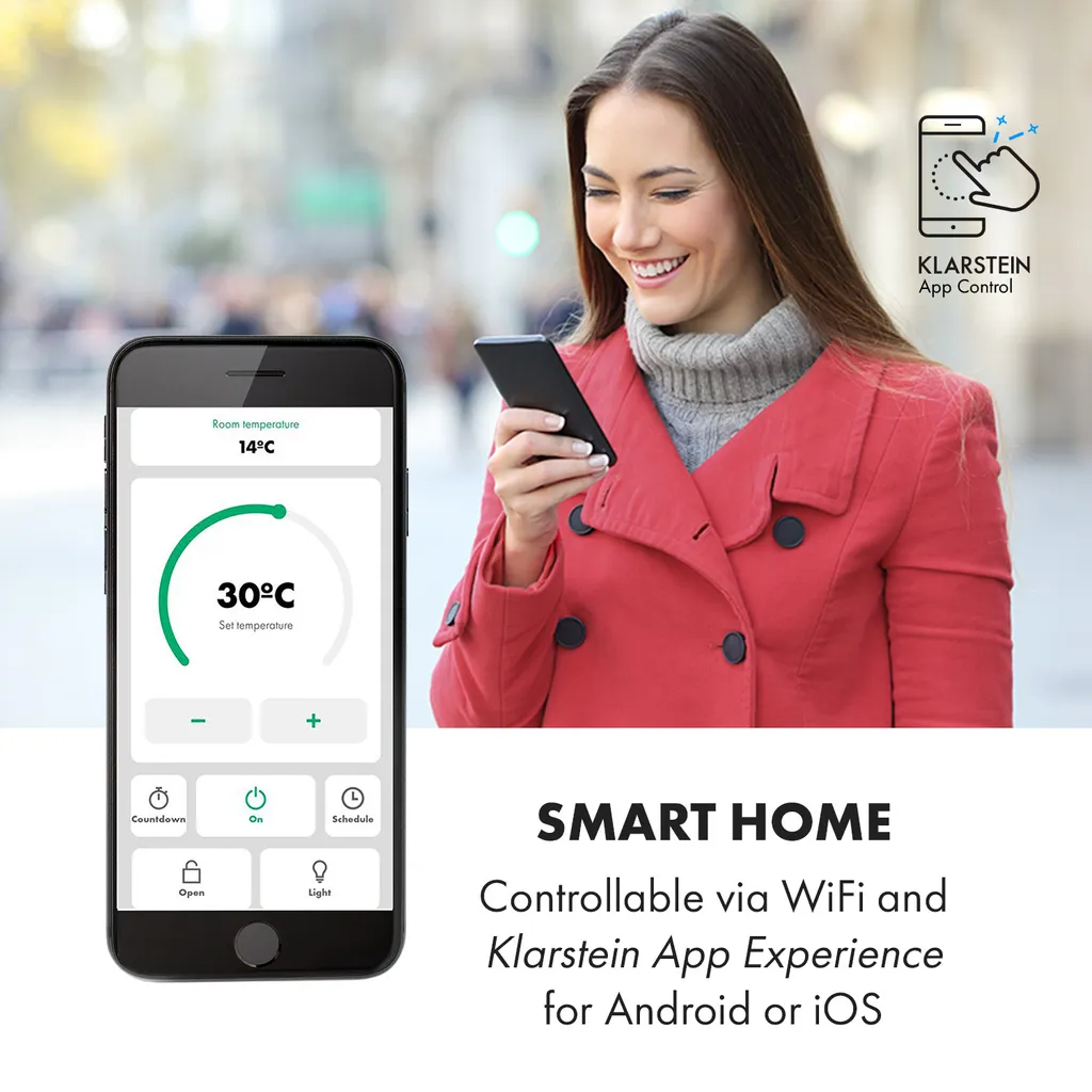 Bansin Smart 1500 Konvektionsheizgerät 1500W App-Steuerung 4 Bansin Smart 1500 Konvektionsheizgerät 1500W App-Steuerung – Bild 2