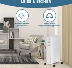 STAHLMANN Ölradiator ZR201 Weiss – Elektroheizung Energiesparend Bis 50 Qm Fläche – Heizung Elektrisch Mit Thermostat Und 3 Heizstufen – Elektrisches Heizgerät, Electric Heater, Watt:2000W 11 STAHLMANN Ölradiator ZR201 Weiss – Elektroheizung Energiesparend Bis 50 Qm Fläche – Heizung Elektrisch Mit Thermostat Und 3 Heizstufen – Elektrisches Heizgerät, Electric Heater, Watt:2000W -De'Longhi || Rowenta Verkaufsgeschäft 68f9e7124bb7c98c89ad38ac0c3c0be0