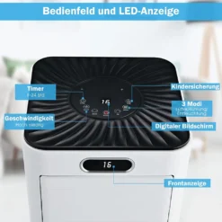 COSTWAY 4in1 Mobile Klimaanlage 9000BTU/2,6 KW Für 30㎡ Klimagerät 54dB Entfeuchter Tragbar 2 Geschwindigkeiten Inkl. 24H Timer, Fernbedienung, Schlafmodus, Abluftschlauch 16℃-32℃ Weiß 10 COSTWAY 4in1 Mobile Klimaanlage 9000BTU/2,6 KW Für 30㎡ Klimagerät 54dB Entfeuchter Tragbar 2 Geschwindigkeiten Inkl. 24H Timer, Fernbedienung, Schlafmodus, Abluftschlauch 16℃-32℃ Weiß -De'Longhi || Rowenta Verkaufsgeschäft 6950bca70767b8bfe564d8839906253e