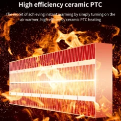 Heizlüfter Energiesparend 1500W, Elektrisch Heizung, PTC Keramik Heizung, Überhitzungs Und Kippschutz, 3 Heizstufen, 70° Oszillation, Für Zimmer, Büro, Wohnräume -De'Longhi || Rowenta Verkaufsgeschäft 6a38e213c8fb2fe921c349626bba6098