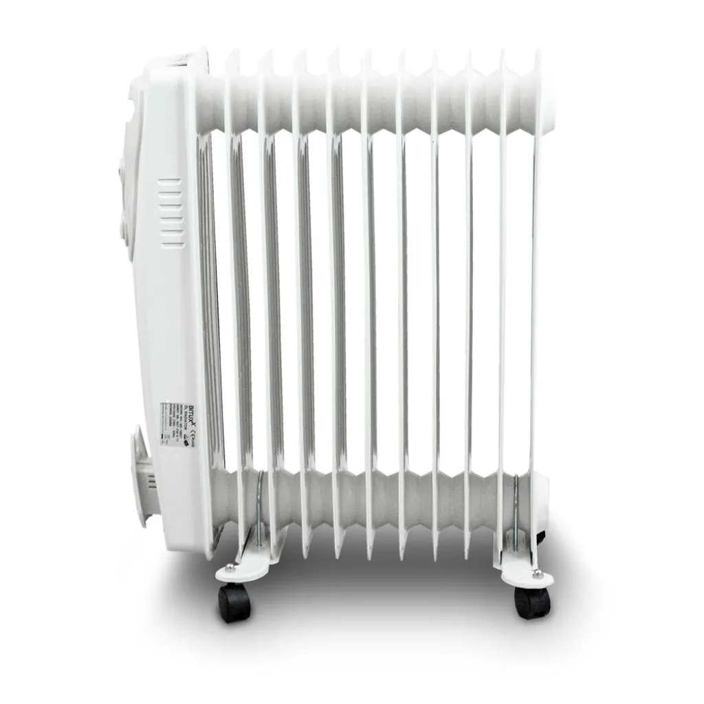 Bituxx Elektrischer Ölradiator 2500 Watt 11 Rippen MS-18807 5 Bituxx Elektrischer Ölradiator 2500 Watt 11 Rippen MS-18807 – Bild 3