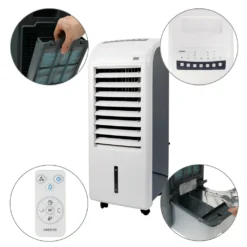 AREBOS, 4in1 Aircooler Luftkühler, Luftreiniger, Luftbefeuchter, Ventilator, Mobile Klimaanlage, 4,5L 25 AREBOS, 4in1 Aircooler Luftkühler, Luftreiniger, Luftbefeuchter, Ventilator, Mobile Klimaanlage, 4,5L -De'Longhi || Rowenta Verkaufsgeschäft 6c883077301cd52df93255f4c061745c