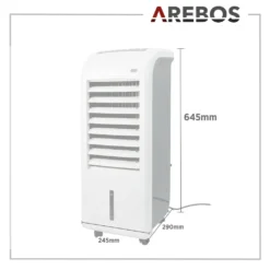 AREBOS, 4in1 Aircooler Luftkühler, Luftreiniger, Luftbefeuchter, Ventilator, Mobile Klimaanlage, 4,5L 18 AREBOS, 4in1 Aircooler Luftkühler, Luftreiniger, Luftbefeuchter, Ventilator, Mobile Klimaanlage, 4,5L -De'Longhi || Rowenta Verkaufsgeschäft 6edec5b1b4defe20572de812650eecc8