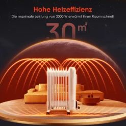Ölradiator, 2000W Ölradiator Energiesparend, Elektroheizung Radiator Mit 9 Rippen, Ölheizung Mit Thermostat, Für Räume Bis 30qm, Heizkörper Mit Überhitzungsschutz Und 3 Heizstufen 14 Ölradiator, 2000W Ölradiator Energiesparend, Elektroheizung Radiator Mit 9 Rippen, Ölheizung Mit Thermostat, Für Räume Bis 30qm, Heizkörper Mit Überhitzungsschutz Und 3 Heizstufen -De'Longhi || Rowenta Verkaufsgeschäft 7165f2da00425609a66201c10f4c9293