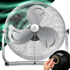 KESSER® Windmaschine Retro Stil | Ventilator In Chrom | Standventilator | Tischventilator Bodenventilator | 3-Stufen | Robuster Stand | Stufenlos Neigbarer Ventilatorkopf | Chrom Silber, Größe:Ø 30cm -De'Longhi || Rowenta Verkaufsgeschäft 71f5f784b97173f2fe24ad3a20569137