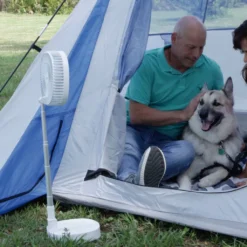 Starlyf® Foldable Fan – Wiederaufladbarer, Kabelloser Und Zusammenklappbarer Ventilator, Akkubetrieb Mit 3 Geschwindigkeiten, 2in1 - Tischventilator Und Standventilator – Aus Der TV Werbung -De'Longhi || Rowenta Verkaufsgeschäft 71f723e8ef41811cd5e3e710040698ed