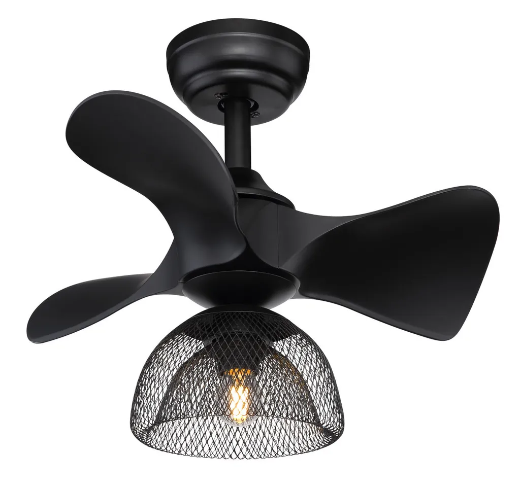Globo Lighting JACKIE Deckenventilator Metall Schwarz Matt, 1xE27, 03560 3 Globo Lighting JACKIE Deckenventilator Metall Schwarz Matt, 1xE27, 03560