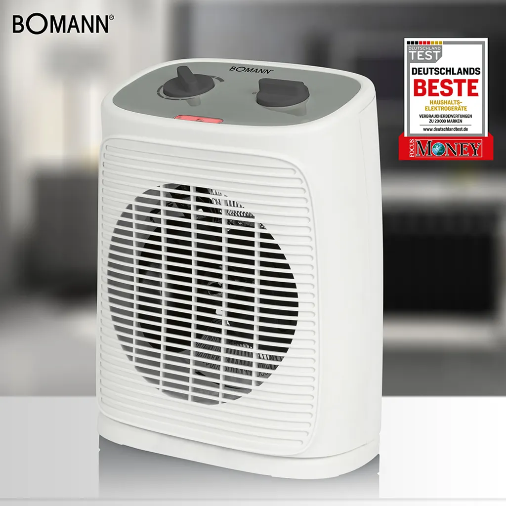 BOMANN Heizlüfter HL 6041 CB Weiß Heizgerät Elektroheizer Heater 2000 Watt 6 BOMANN Heizlüfter HL 6041 CB Weiß Heizgerät Elektroheizer Heater 2000 Watt – Bild 4