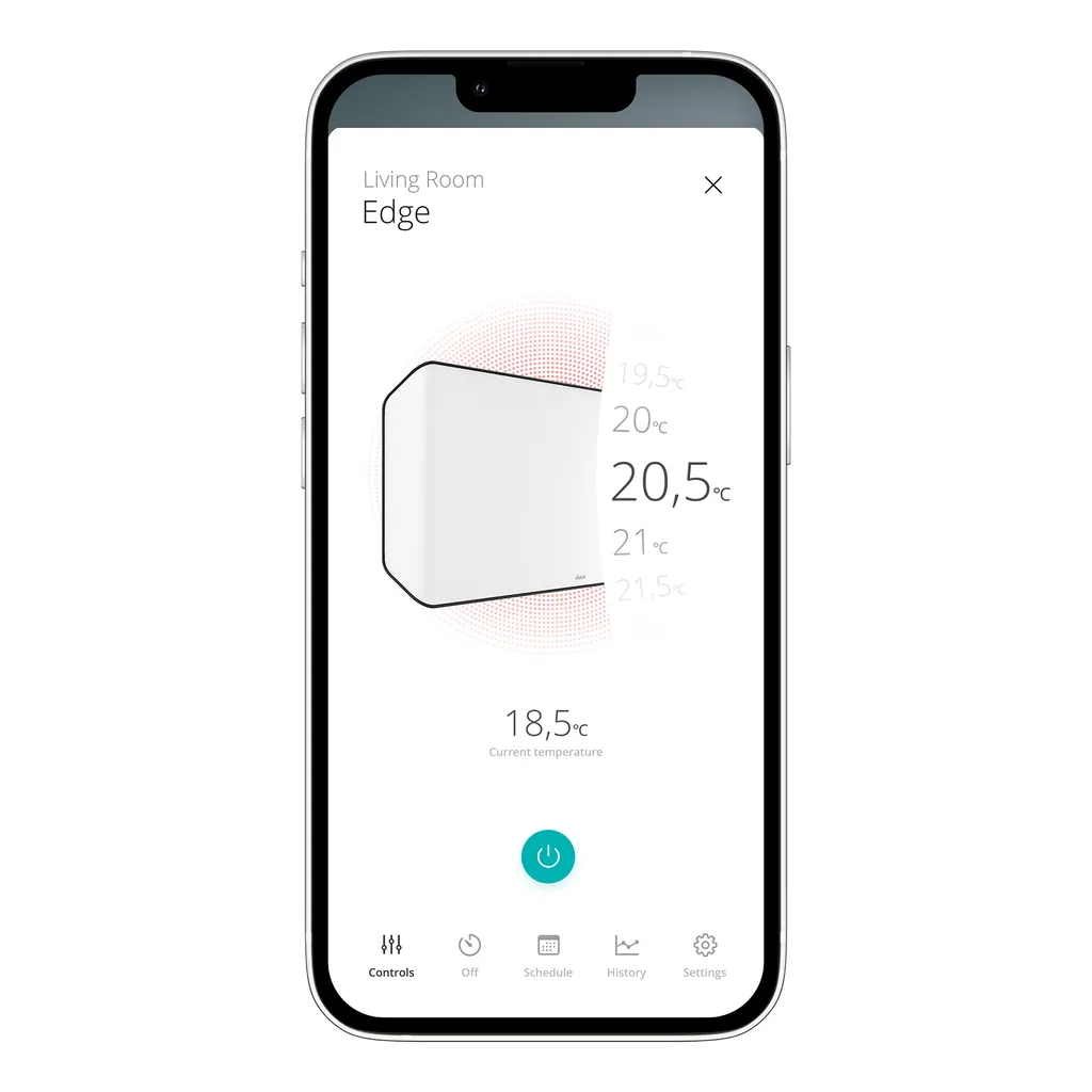 Duux Edge Konvektorheizung 1500W - Elektroheizung - Innovativer Konvektor Mit Zeitplänen - Hocheffizientes Heizgerät Für Räume Bis Zu 20m² - Konvektor Badezimmer 6 Duux Edge Konvektorheizung 1500W - Elektroheizung - Innovativer Konvektor Mit Zeitplänen - Hocheffizientes Heizgerät Für Räume Bis Zu 20m² - Konvektor Badezimmer – Bild 4