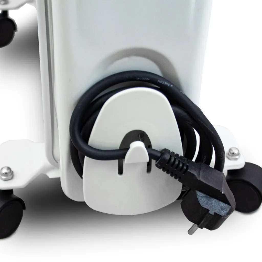 Kepland Elektrischer Ölradiator 2500W 11 Rippen Weiß 7 Kepland Elektrischer Ölradiator 2500W 11 Rippen Weiß – Bild 5