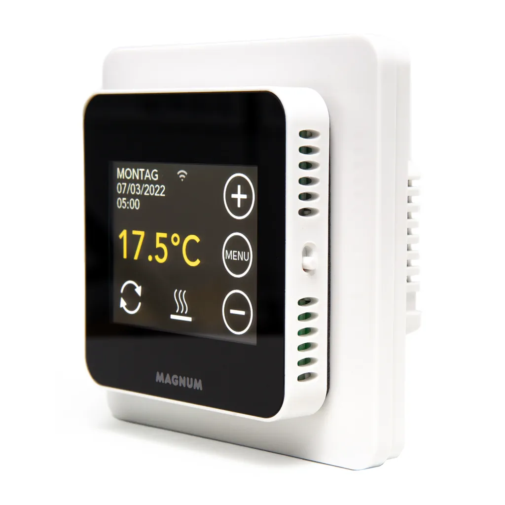 Magnum MRC WiFi Smart Thermostat/ Raumregler Mit Bodenfühler Für Fußbodenheizung, Elektro-Heizung, Konvektor, Tuya Smart App 6 Magnum MRC WiFi Smart Thermostat/ Raumregler Mit Bodenfühler Für Fußbodenheizung, Elektro-Heizung, Konvektor, Tuya Smart App – Bild 4