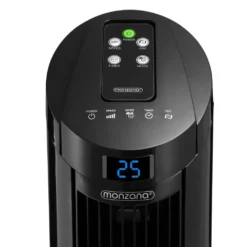 Monzana Turmventilator Fernbedienung 3 Geschwindigkeitsstufen Timer 70° Oszillation Flüsterleise Ventilator Standventilator, Farbe:schwarz -De'Longhi || Rowenta Verkaufsgeschäft 77a13e57eb011d962b3c98edc3a79284