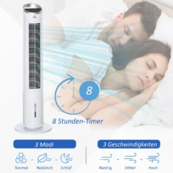 HOMCOM Luftkühler Mit Wasserkühlung Fernbedienung Turmventilator Standventilator Mit Luftbefeuchtung Klimagerät 8h Timer Nutzungsraum 20㎡ 60W ABS Weiß Ø30 X 100,8H Cm 15 HOMCOM Luftkühler Mit Wasserkühlung Fernbedienung Turmventilator Standventilator Mit Luftbefeuchtung Klimagerät 8h Timer Nutzungsraum 20㎡ 60W ABS Weiß Ø30 X 100,8H Cm -De'Longhi || Rowenta Verkaufsgeschäft 806ba8f872fb0df537f414b5394da548