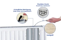 Wenko Flachheizkörper-Bürste -De'Longhi || Rowenta Verkaufsgeschäft 809cda77e79b640548f2fab58b322a17