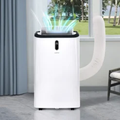 Merax 4in1 Mobile Klimagerät 12000 BTU Klimaanlage Mit Fernbedienung Und APP-Steuerung (WiFi), Klimaanlage Mit Ventilationsfunktion + Kühlen + 24h-Timer Für Räume Bis 100 M³[EEK A] -De'Longhi || Rowenta Verkaufsgeschäft 810ec77c2bda890a5ec7b92aee8e0f8d