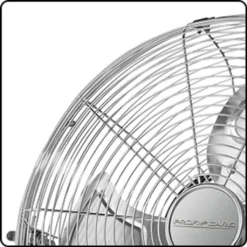 ProfiCare Ventilator PC-VL 3067 Windmaschine Im Retro-Design, Mit 3 Geschwindigkeiten, Stufenlos Neigbarer Ventilator-Kopf, Ø Ca. 50cm, Metall-chrom -De'Longhi || Rowenta Verkaufsgeschäft 813fd242f5385af11034ec53dbecc385