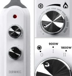 Duronic HV180 Slimline Heizung Mit Glimmer-Paneelen - 1800 W - Elektrisch - Radiator Und Konvektor - Glimmerthermik - We -De'Longhi || Rowenta Verkaufsgeschäft 81f0a9fdeceee31f42838d736af6f758