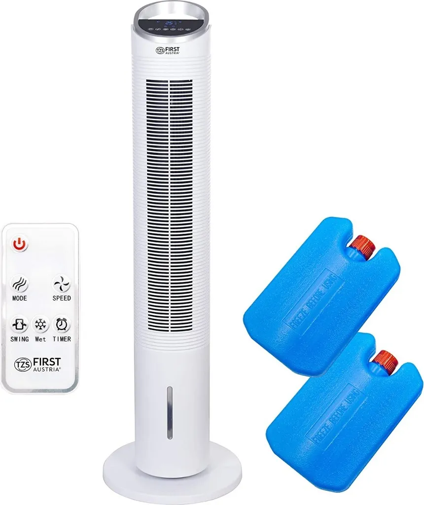 TZS First Austria FA-5560-4 Aircooler Silent Tower Lüfter Stehend - 60W - Weiß 7 TZS First Austria FA-5560-4 Aircooler Silent Tower Lüfter Stehend - 60W - Weiß – Bild 5