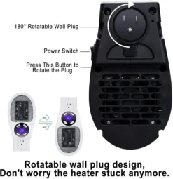 500 Watt Keramik Heizlüfter Mini Heizlüfter Sparsamer Tragbarer Raumheizer Steckerheizung Mit Thermostat Und Timer, Für Büro, Schlafzimmer, Wohnzimmer 2-teilig (weiß Ohne Fernbedienung) 12 500 Watt Keramik Heizlüfter Mini Heizlüfter Sparsamer Tragbarer Raumheizer Steckerheizung Mit Thermostat Und Timer, Für Büro, Schlafzimmer, Wohnzimmer 2-teilig (weiß Ohne Fernbedienung) -De'Longhi || Rowenta Verkaufsgeschäft 84a3b295554591092228d8480ab982fa