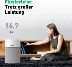 IDEAL - Luftreiniger AP40 PRO Bis 50m² | Germany | HEPA Filter Und Aktivkohlefilter, CADR 434 M³/h, 99,99% Filterleistung (Feinstaub, Allergene, Pollen, Bakterien, Zigarettenrauch, ...) -De'Longhi || Rowenta Verkaufsgeschäft 89564e276cb2205bb128411de82e54f4