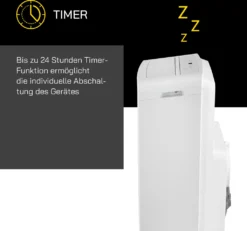 GUTFELS Klimagerät CM 80948 We | Mobiles Klimagerät | 9000 BTU / 2,6 KW Kühlleistung | 970 W Leistung | Weiß -De'Longhi || Rowenta Verkaufsgeschäft 89e18fd8a52209a0c81e2e464dd6e450