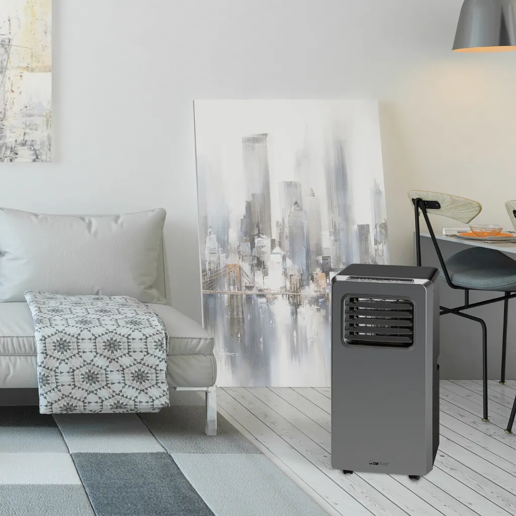 Clatronic Klimagerät CL 3672 Mit LED-Display - Farbe: Anthrazit/Silber - Funktionen: Kühlen, Entfeuchten, Gebläse - 880 W - Inkl. 1,5 M Abluftschlauch + Fensterabluft-Kit + Infrarot-Fernbedienung; 263 808 16 Clatronic Klimagerät CL 3672 Mit LED-Display - Farbe: Anthrazit/Silber - Funktionen: Kühlen, Entfeuchten, Gebläse - 880 W - Inkl. 1,5 M Abluftschlauch + Fensterabluft-Kit + Infrarot-Fernbedienung; 263 808 – Bild 14