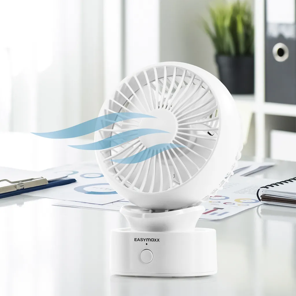 Akku Ventilator USB Mini Leise Lüfter Tischventilator Handventilator Fan Wind 7 Akku Ventilator USB Mini Leise Lüfter Tischventilator Handventilator Fan Wind – Bild 5