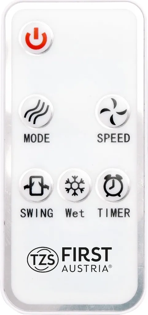 TZS First Austria FA-5560-4 Aircooler Silent Tower Lüfter Stehend - 60W - Weiß 11 TZS First Austria FA-5560-4 Aircooler Silent Tower Lüfter Stehend - 60W - Weiß – Bild 9