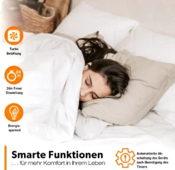 TRESKO® Ölradiator Weiß 2000W Elektroheizung Radiator Öl Heizkörper Heizung Timer -De'Longhi || Rowenta Verkaufsgeschäft 8eb60ad322c906288da701220827464f