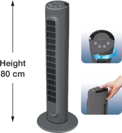Honeywell HYF1101E4 Comfort Control Turmventilator, 55°-Oszillation, Timer, 3 Stufen, 36 Watt, Anthrazit 19 Honeywell HYF1101E4 Comfort Control Turmventilator, 55°-Oszillation, Timer, 3 Stufen, 36 Watt, Anthrazit -De'Longhi || Rowenta Verkaufsgeschäft 8f5518217bd3194f5bc5fc1d94e5a0dc
