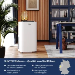 SUNTEC Mobiles Lokales Klimagerät SNOW 12.000 Eco R290 [3 In 1 - Kühlen, Ventilieren, Entfeuchten, Für Räume Bis 130 M³ (60 M²), Max. 3.400 W] -De'Longhi || Rowenta Verkaufsgeschäft 8ff174283f5e4c52a58d392292bc6369
