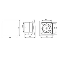 Wohnraumlüfter Lüfter Badlüfter Deckenlüfter Ventilator Badventilator Ø 100 Mm Nachlauf / Timer Hochglanz Weiß -De'Longhi || Rowenta Verkaufsgeschäft 90e66f529d7e7bc51370d010af5ff2e1 1