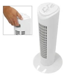 ECD Germany Türmventilator Mit 3 Geschwindigkeitsstufen - 45W - 81cm - 140° Oszillierend - Schwenkfunktion - Leise - Weiß - Timer 60 Min - Standventilator Säulenventilator Säulen Ventilator Türmlüfter -De'Longhi || Rowenta Verkaufsgeschäft 96eede84d3033e698e509689520451ca